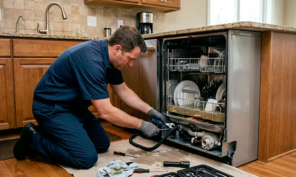 Dishwasher Not Draining Repair in San Leandro, CA