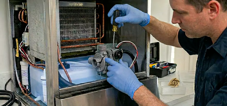 Commercial Ice Maker Water Pump Repair in San Leandro