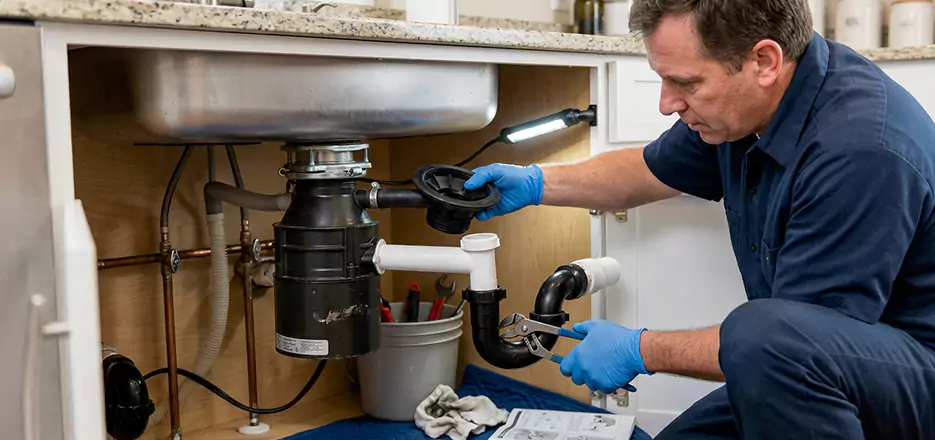 Garbage Disposal Splash Guard and Trap Installation in San Leandro