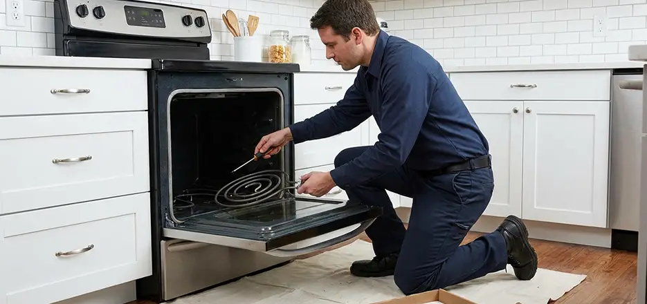 Oven Lower Heating Element Replacement in San Leandro